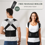 Rejuvex™ Posture Corrector — Adjustable Back Support Brace for Men & Women