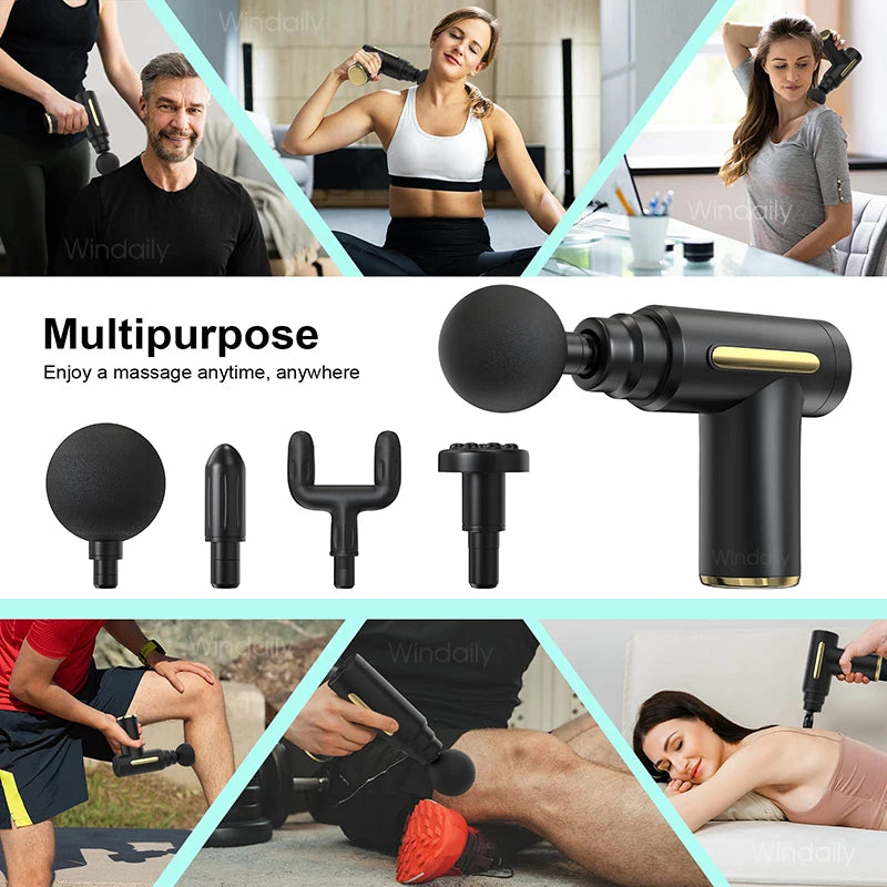 Rejuvex Deep Tissue Massage Gun — Percussion Muscle Relief
