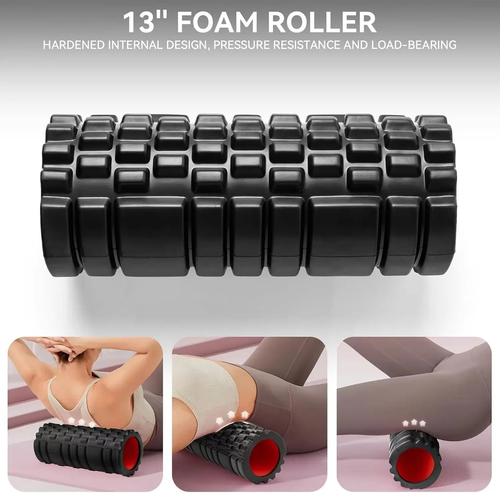 Rejuvex™ Deep Tissue Massage Roller — Muscle Recovery Foam Roller