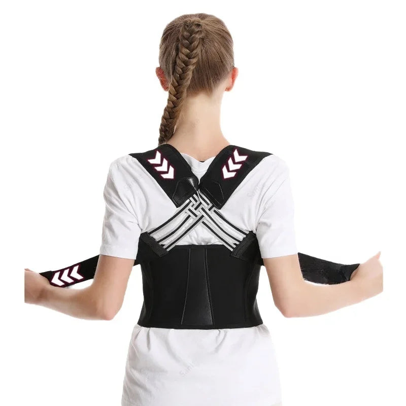 Rejuvex™ Posture Corrector — Adjustable Back Support Brace for Men & Women