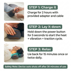 Rejuvex ReliefWave™ – Heated Neck Traction Pillow