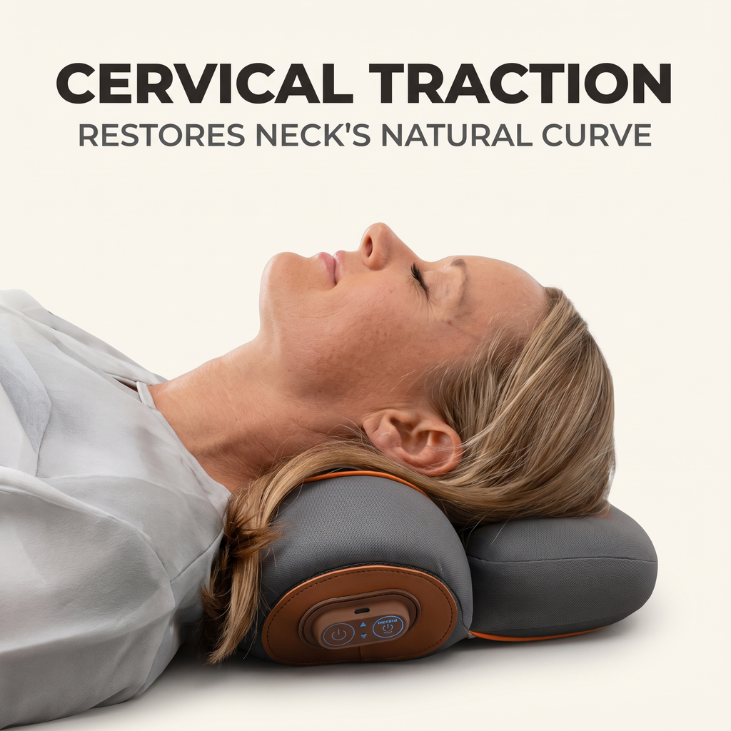 Rejuvex ReliefWave™ – Heated Neck Traction Pillow