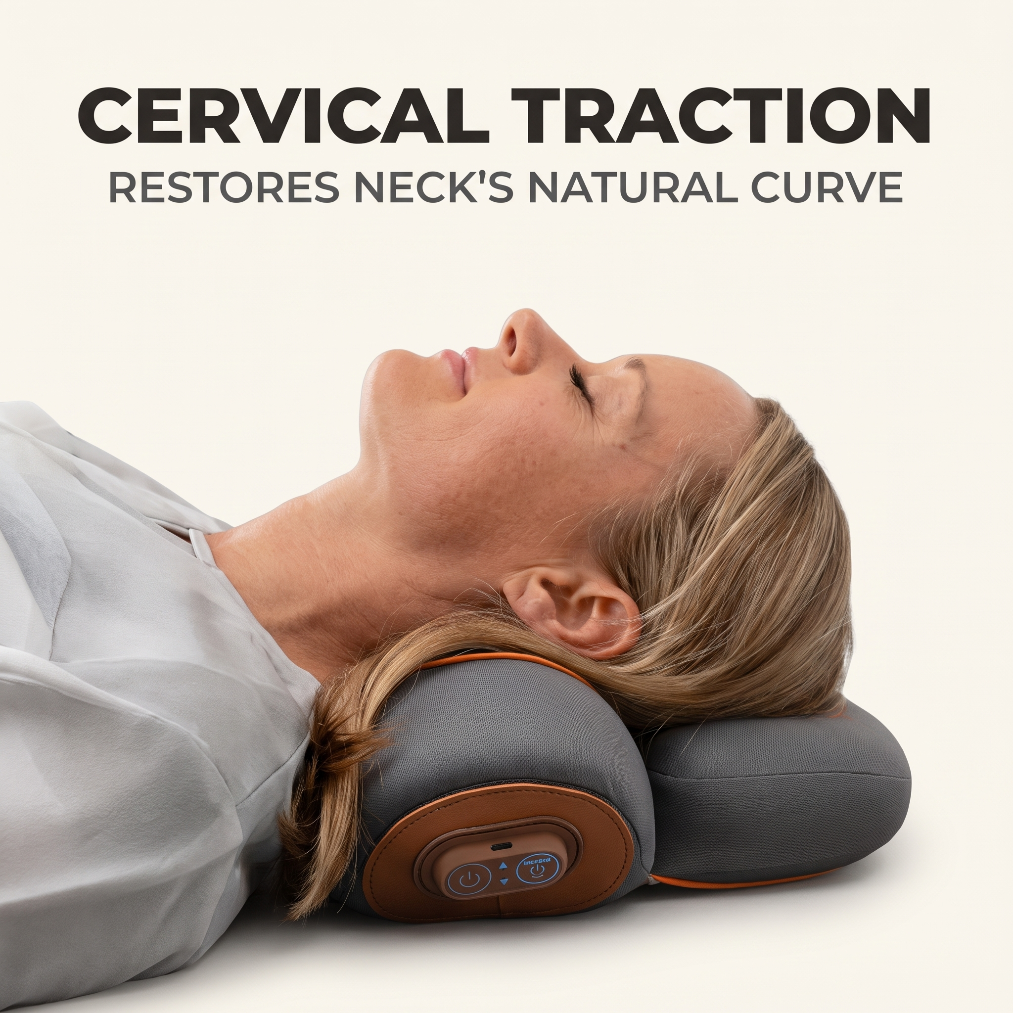 Rejuvex ReliefWave™ – Heated Neck Traction Pillow